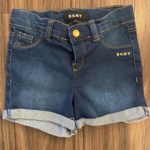 DKNY KIDS Blue Denim Shorts